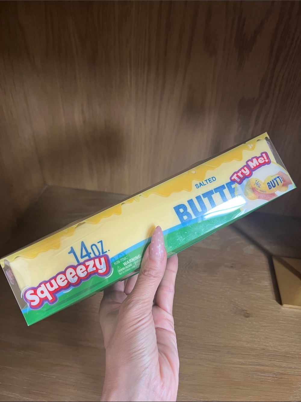 Rare Viral Butter Squishy Salted Butter Squeeze Toy • Sensory Fidget Toy